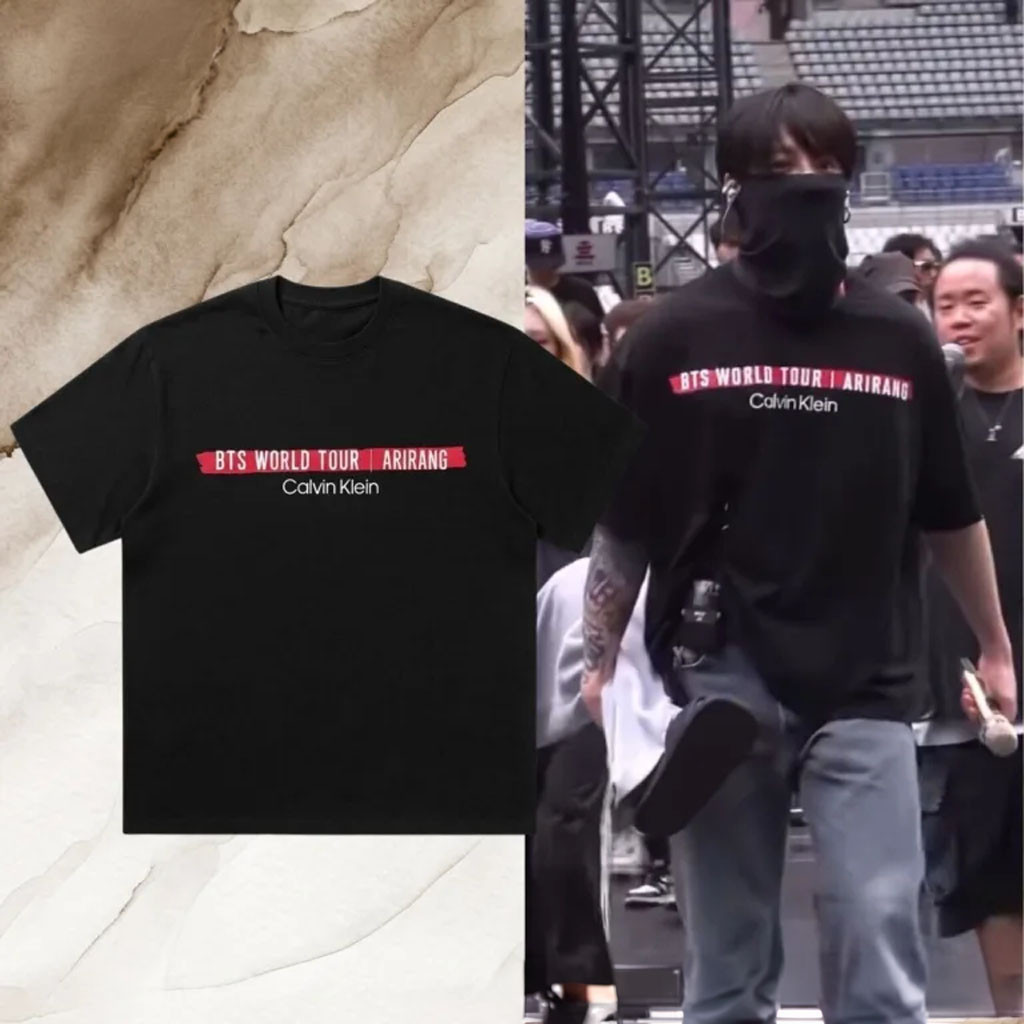 BTS Jungkook Calvin Klein X BTS World Tour Arirang Shirt BTS Merch Best Gift For Kpop Fans 1 - Unicasport BTS Jungkook Calvin Klein X BTS World Tour Arirang Shirt BTS Merch Best Gift For Kpop Fans