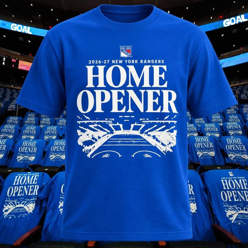 2026-27 New York Rangers Home Opener T-Shirt New York Rangers Merch Ice Hockey Fan Gifts 1 - Unicasport 2026-27 New York Rangers Home Opener T-Shirt New York Rangers Merch Ice Hockey Fan Gifts