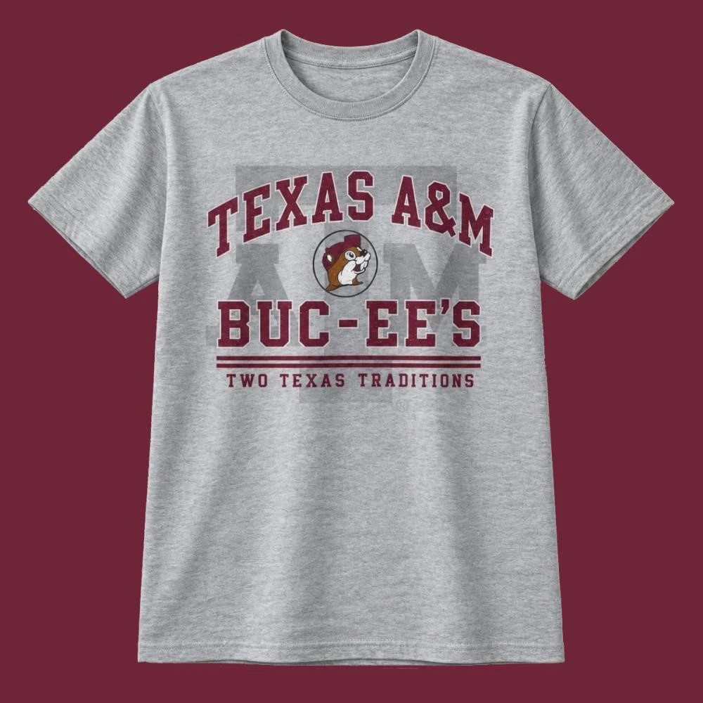 Texas A&M Buc-ee's Two Texas Traditions Shirt Aggies Merch Game Day Apparel Gifts For Fans