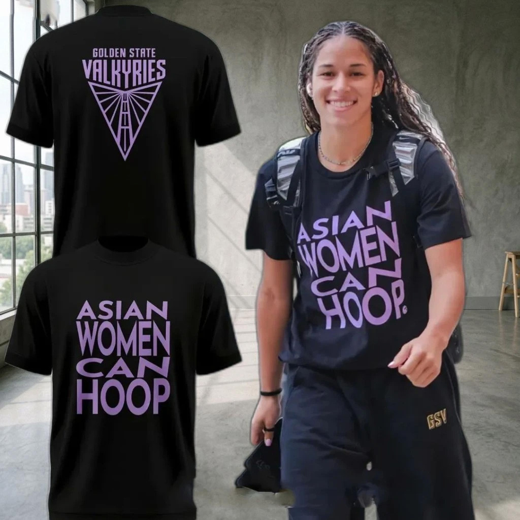 Golden State Valkyries Asian Women Can Hoop T-Shirt Natalie Chou WNBA Shirt Gifts For Fans 1 - Unicasport Golden State Valkyries Asian Women Can Hoop T-Shirt Natalie Chou WNBA Shirt Gifts For Fans