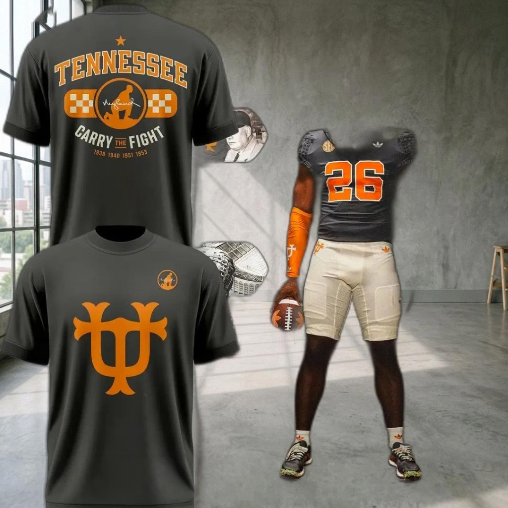 Tennessee Volunteers Neyland Legacy Carry The Fight T-Shirt Tennessee Volunteers Merch Fan Gift 1 - Unicasport Tennessee Volunteers Neyland Legacy Carry The Fight T-Shirt Tennessee Volunteers Merch Fan Gift