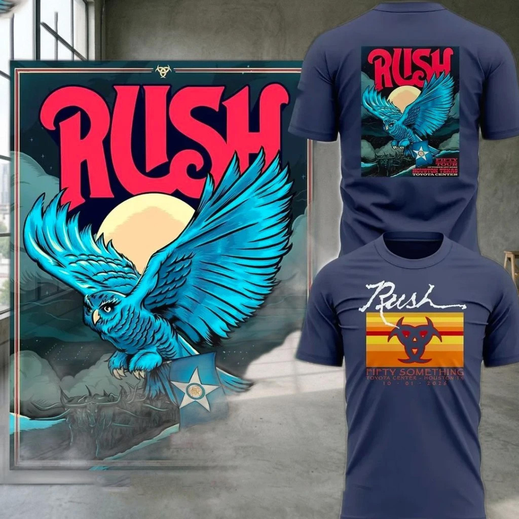 Rush Fifty Something Tour 2026 Houston TX T-Shirt Rush Band Merch Gifts For Brother 1 - Unicasport Rush Fifty Something Tour 2026 Houston TX T-Shirt Rush Band Merch Gifts For Brother