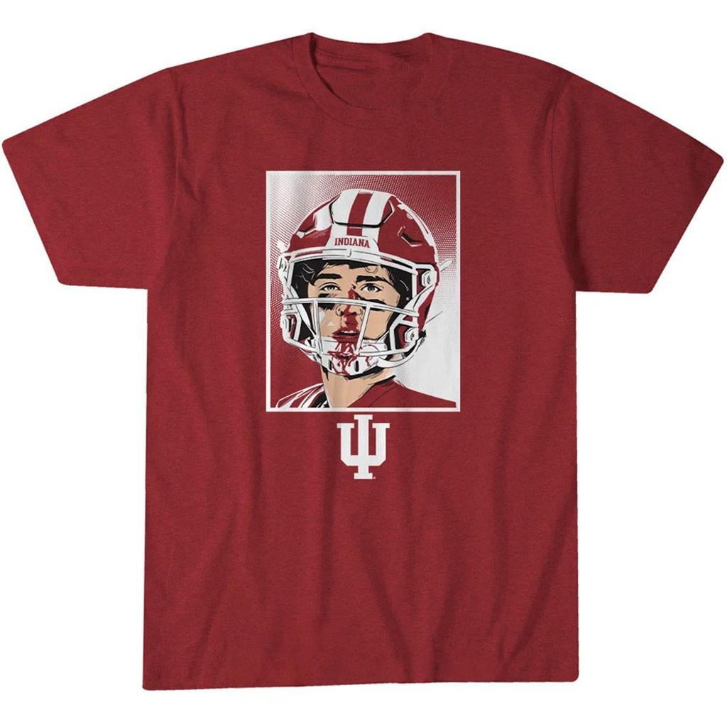 Indiana Hoosiers Josh Hoover Bloody Face T-Shirt Indiana Hoosiers Merch Gift For Football Fans 1 - Unicasport Indiana Hoosiers Josh Hoover Bloody Face T-Shirt Indiana Hoosiers Merch Gift For Football Fans
