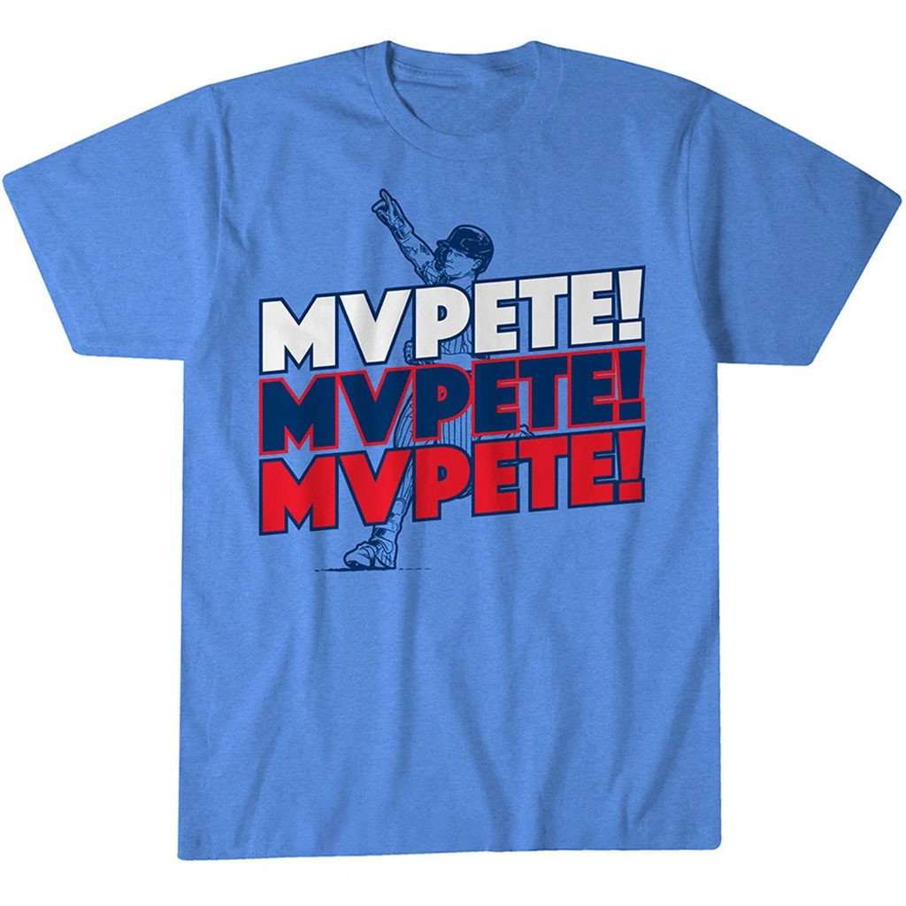 Chicago Cubs Pete Crow Armstrong MVPETE Chant T-Shirt Cubs Merch Gifts For Baseball Lovers 1 - Unicasport Chicago Cubs Pete Crow Armstrong MVPETE Chant T-Shirt Cubs Merch Gifts For Baseball Lovers