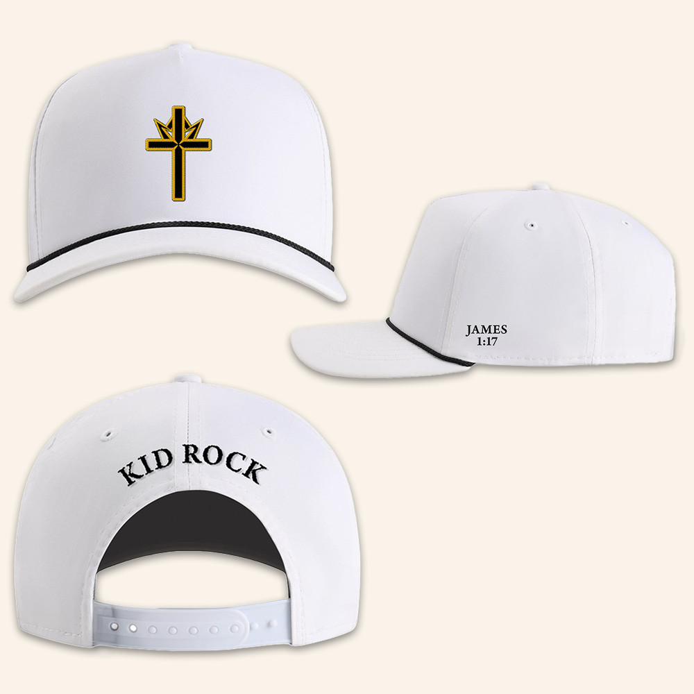 Kid Rock Merch Jesus Is King Cross White Hat Faith Based Baseball Cap Kid Rock Lovers Gifts 1 - Unicasport Kid Rock Merch Jesus Is King Cross White Hat Faith Based Baseball Cap Kid Rock Lovers Gifts