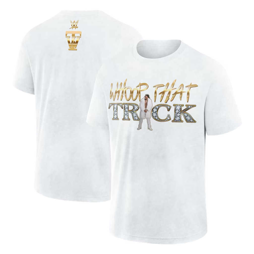 WWE Merch 2026 Trick Williams Whoop T-Shirt White Wrestling Fan Apparel Gift For Dudes 1 - Unicasport WWE Merch 2026 Trick Williams Whoop T-Shirt White Wrestling Fan Apparel Gift For Dudes