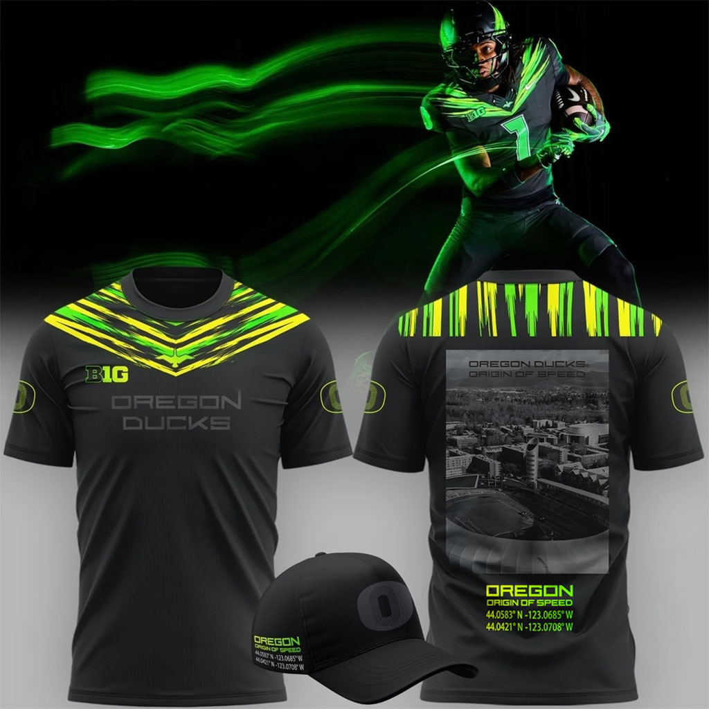 Oregon Ducks Origin Of Speed 2026 T-Shirt Oregon Ducks Merch Gifts For Football Lovers 1 - Unicasport Oregon Ducks Origin Of Speed 2026 T-Shirt Oregon Ducks Merch Gifts For Football Lovers