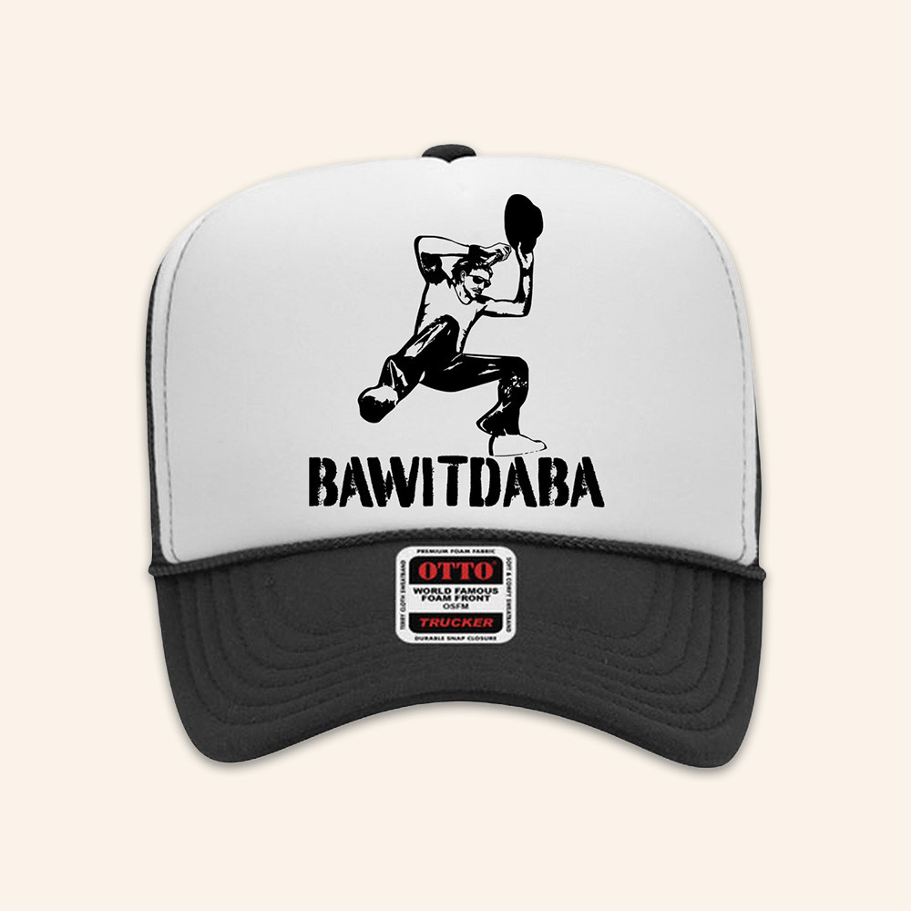Kid Rock Merch Bawitdaba White Black Trucker Hat Kid Rock Trucker Cap Gifts Ideas