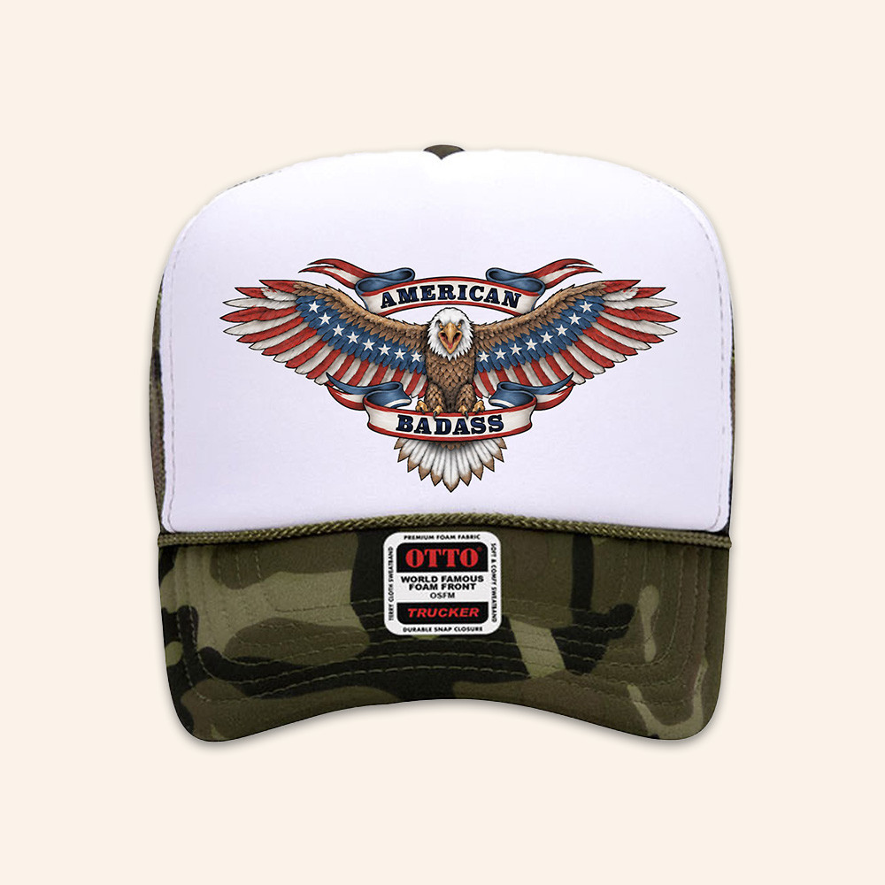 Kid Rock Merch Eagle American Badass Camo Trucker Hat Kid Rock Cap Gifts Ideas 1 - Unicasport Kid Rock Merch Eagle American Badass Camo Trucker Hat Kid Rock Cap Gifts Ideas