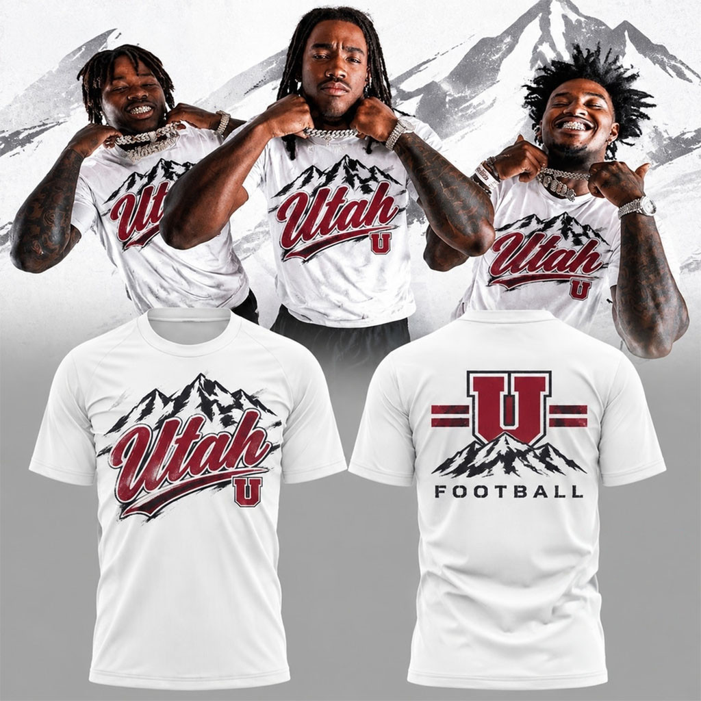 Utah Utes Football White Out 2026 White T-Shirt Game Day Tee Utah Utes Football Merch Fan Gifts 1 - Unicasport Utah Utes Football White Out 2026 White T-Shirt Game Day Tee Utah Utes Football Merch Fan Gifts