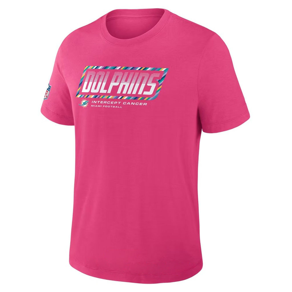 Miami Dolphins 2026 Crucial Catch T-Shirt Intercept Cancer Tee Miami Dolphins Merch Fan Gifts 1 - Unicasport Miami Dolphins 2026 Crucial Catch T-Shirt Intercept Cancer Tee Miami Dolphins Merch Fan Gifts