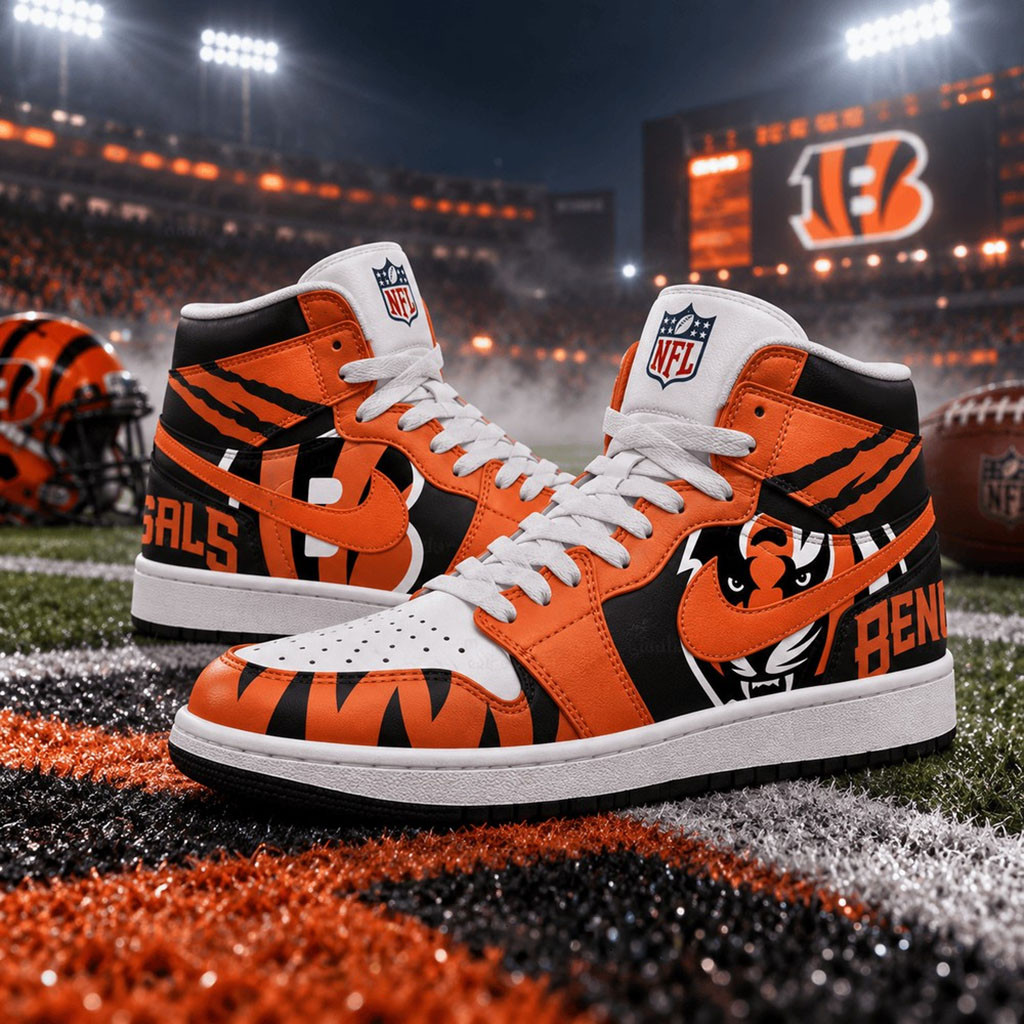 Cincinnati Bengals Football Pride High Top Sneakers Cincinnati Bengals Merch Football Fan Gear 1 - Unicasport Cincinnati Bengals Football Pride High Top Sneakers Cincinnati Bengals Merch Football Fan Gear