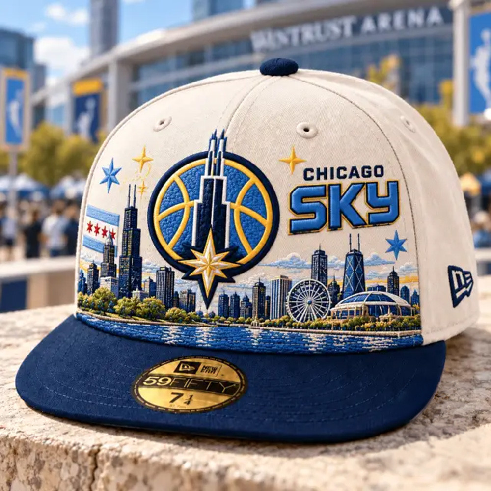 Chicago Sky Merch Skyline Hat WNBA Teams Baseball Cap Game Day Outfits Gifts For Chicago Sky Fan 1 - Unicasport Chicago Sky Merch Skyline Hat WNBA Teams Baseball Cap Game Day Outfits Gifts For Chicago Sky Fan