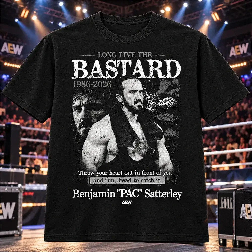 AEW Benjamin Pac Satterley Long Live The Bastard 1986 2026 Shirt Benjamin Pac Fans Gifts 1 - Unicasport AEW Benjamin Pac Satterley Long Live The Bastard 1986 2026 Shirt Benjamin Pac Fans Gifts