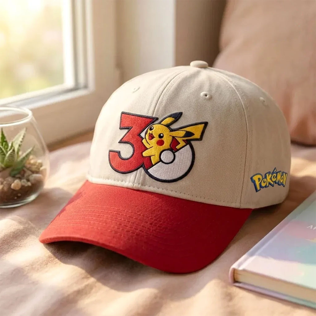 Pokemon 30th Anniversary Hat Pikachu Two Tone Cap Pokemon Merch Gifts For Friends 1 - Unicasport Pokemon 30th Anniversary Hat Pikachu Two Tone Cap Pokemon Merch Gifts For Friends