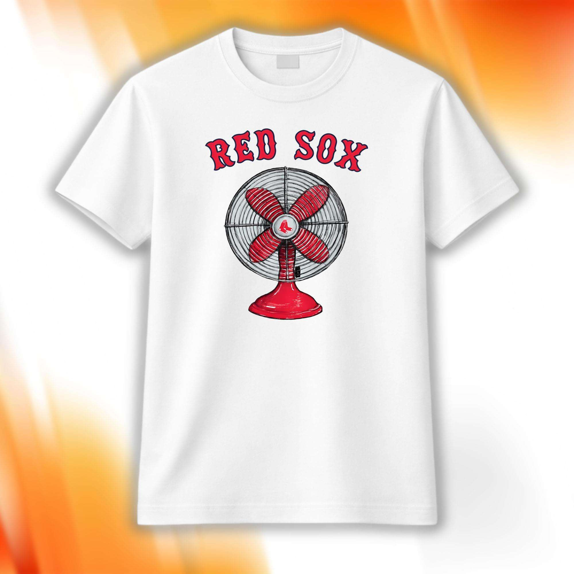 2026 Red Sox Fan Shirt Funny Electric Fan Pun Tee Boston Red Sox Merch Baseball Lover Gifts 1 - Unicasport 2026 Red Sox Fan Shirt Funny Electric Fan Pun Tee Boston Red Sox Merch Baseball Lover Gifts