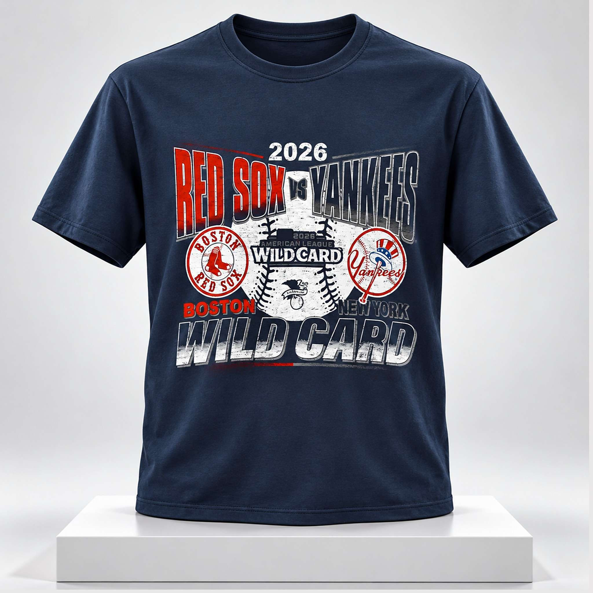 Red Sox Vs Yankees 2026 American League Wild Card Shirt Best Gifts For Baseball Fans 1 - Unicasport Red Sox Vs Yankees 2026 American League Wild Card Shirt Best Gifts For Baseball Fans