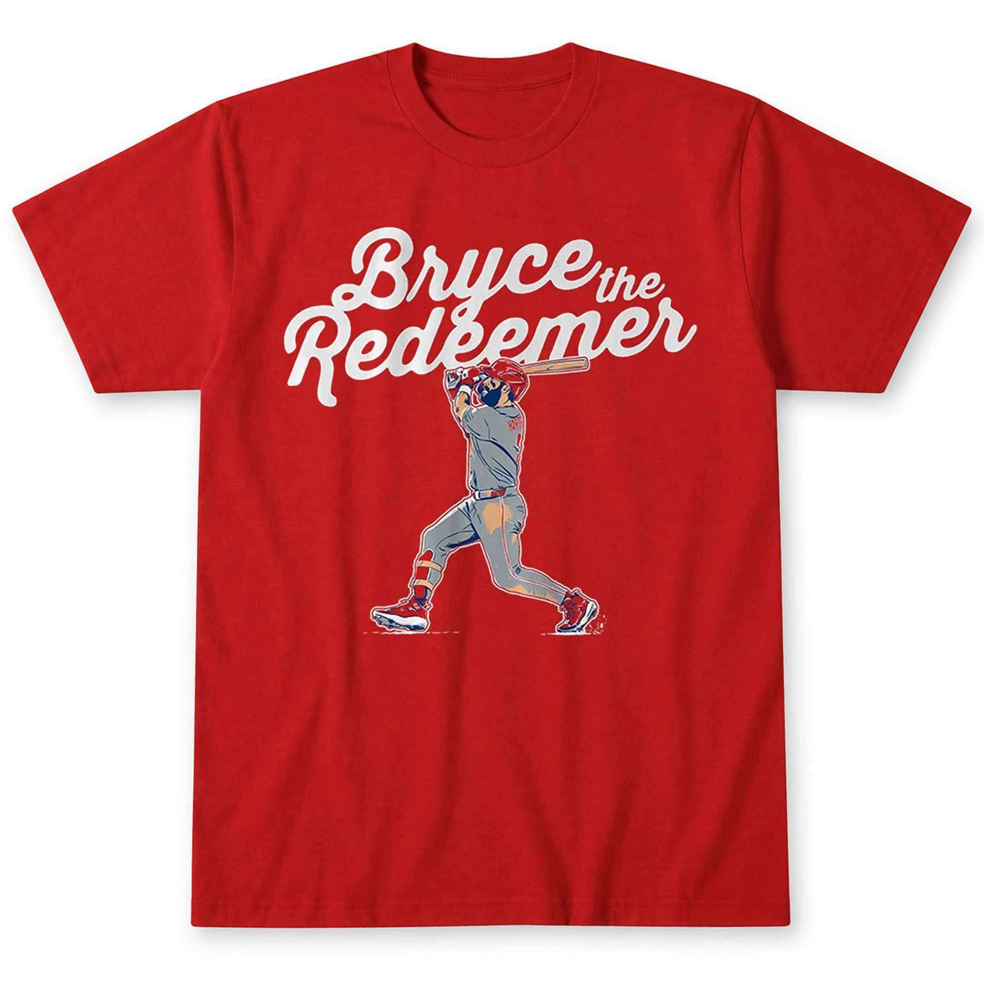 Bryce Harper The Redeemer Shirt Bryce Harper Philadelphia Phillies Merch Gift For Baseball Fans 1 - Unicasport Bryce Harper The Redeemer Shirt Bryce Harper Philadelphia Phillies Merch Gift For Baseball Fans