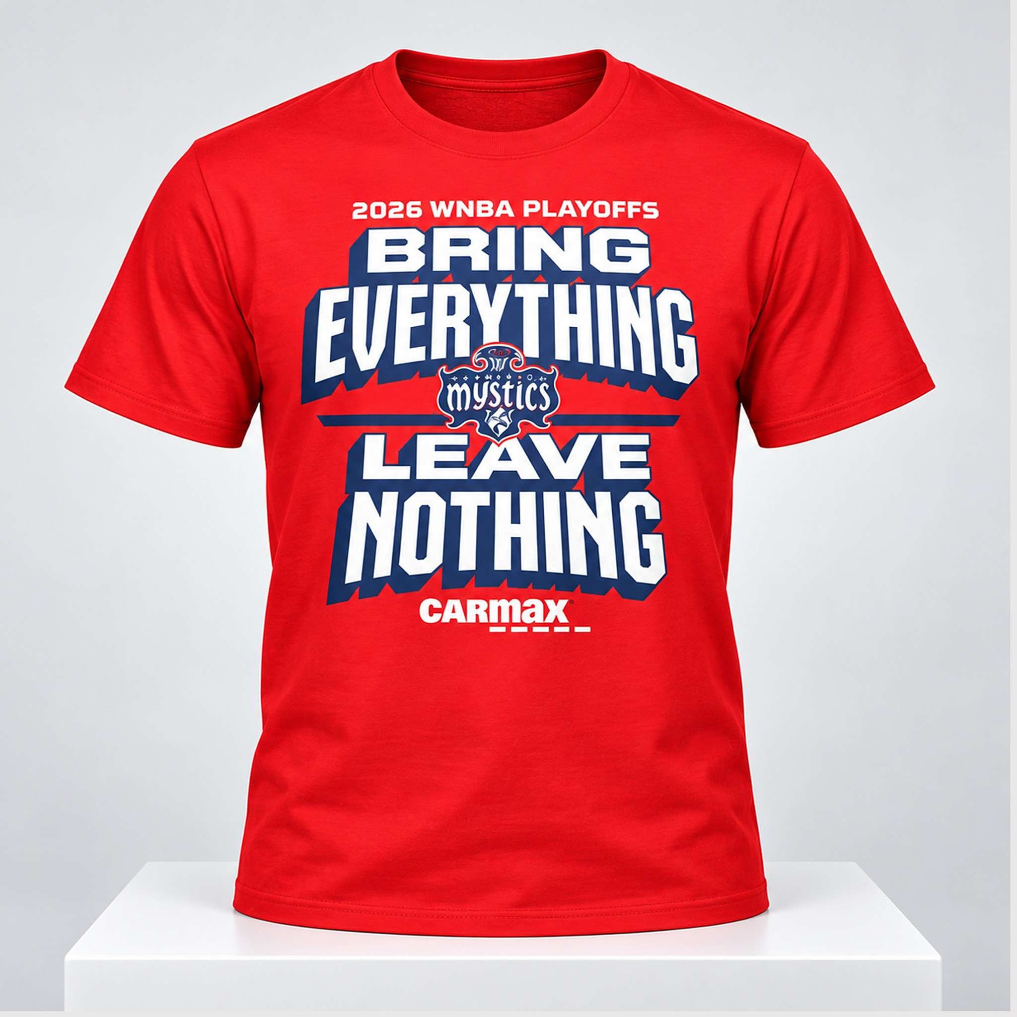 Mystics Bring Everything Leave Nothing Carmax 2026 Playoffs Shirt Gifts For Basketball Fans 1 - Unicasport Mystics Bring Everything Leave Nothing Carmax 2026 Playoffs Shirt Gifts For Basketball Fans