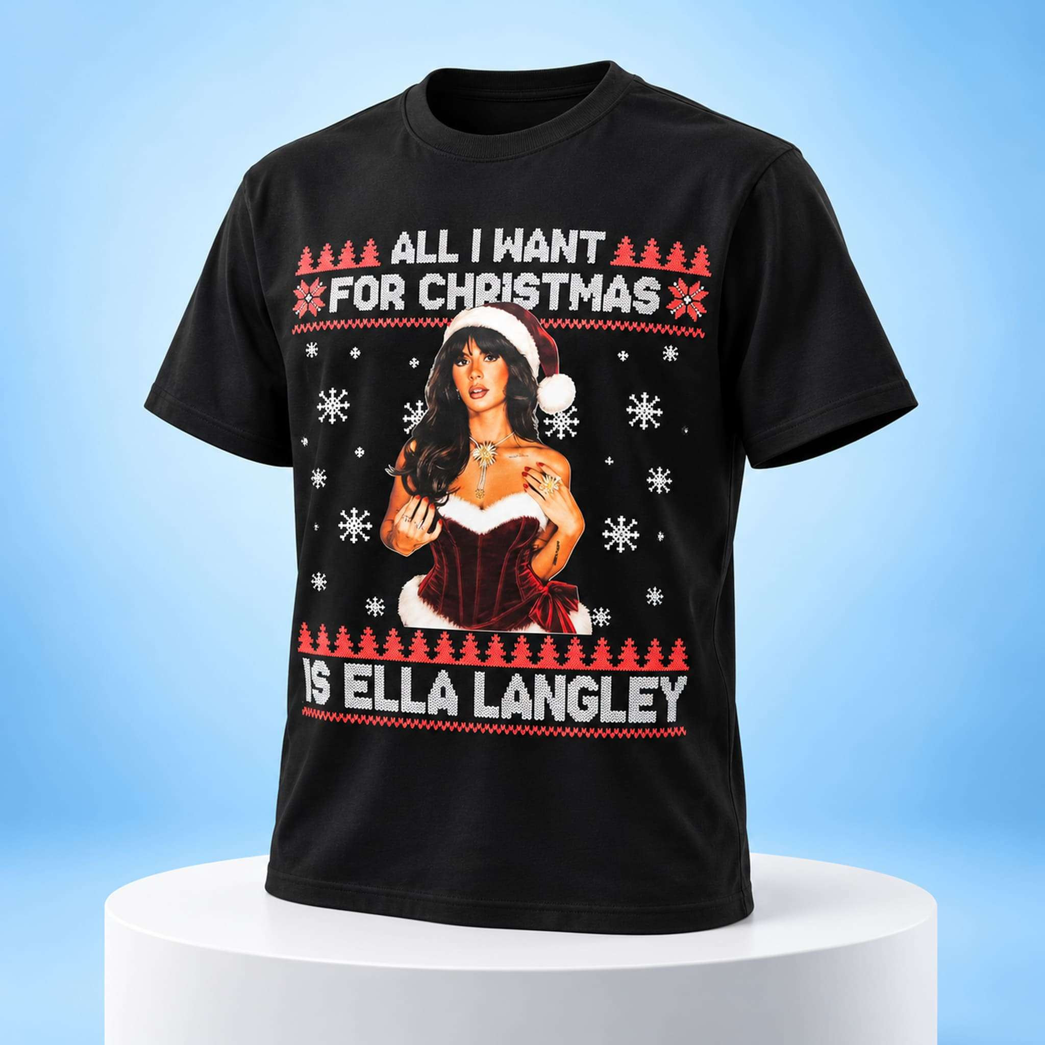 Ella Langley Merch 2026 All I Want For Christmas Is Ella Langley Shirt Xmas Gift For Music Fans 1 - Unicasport Ella Langley Merch 2026 All I Want For Christmas Is Ella Langley Shirt Xmas Gift For Music Fans