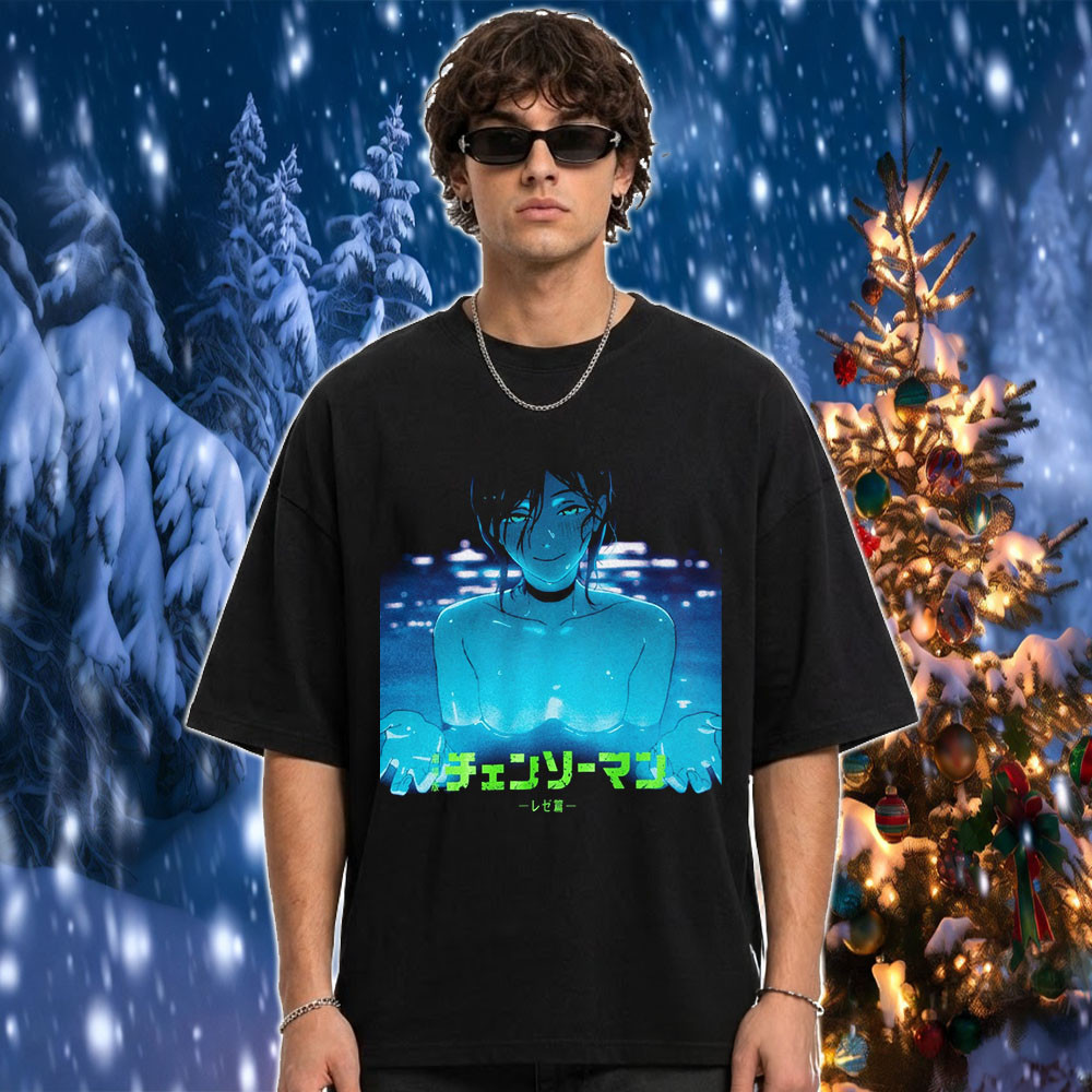 Chainsaw Man Merch Reze Arc Anime Art T-Shirt Gift For Chainsaw Man Fans 1 - Unicasport Chainsaw Man Merch Reze Arc Anime Art T-Shirt Gift For Chainsaw Man Fans