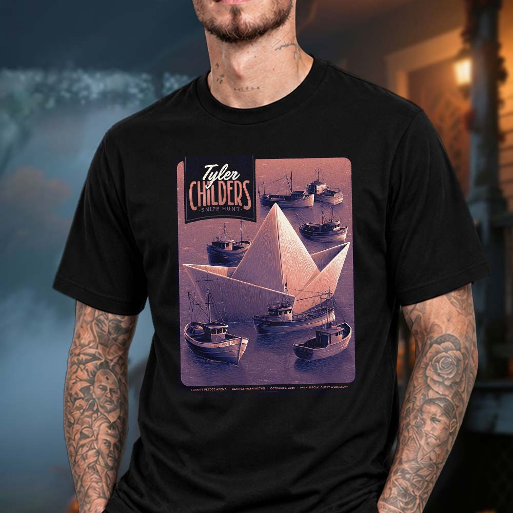 Tyler Childers Merch Seattle Climate Pledge Arena Show T-Shirt Gift For Childers Fans