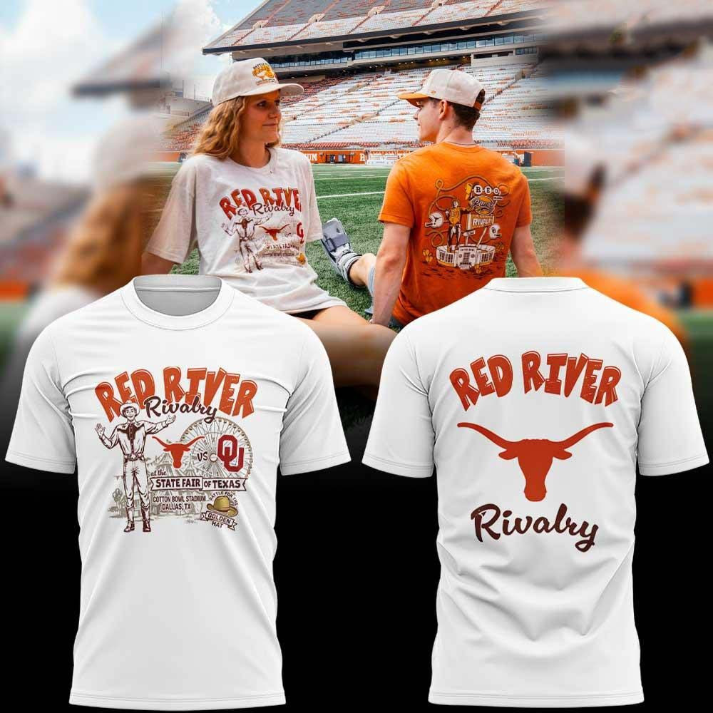 Texas Longhorns Merch Red River Rivalry State Fair T-Shirt Gift For Longhorns Fans 1 - Unicasport Texas Longhorns Merch Red River Rivalry State Fair T-Shirt Gift For Longhorns Fans
