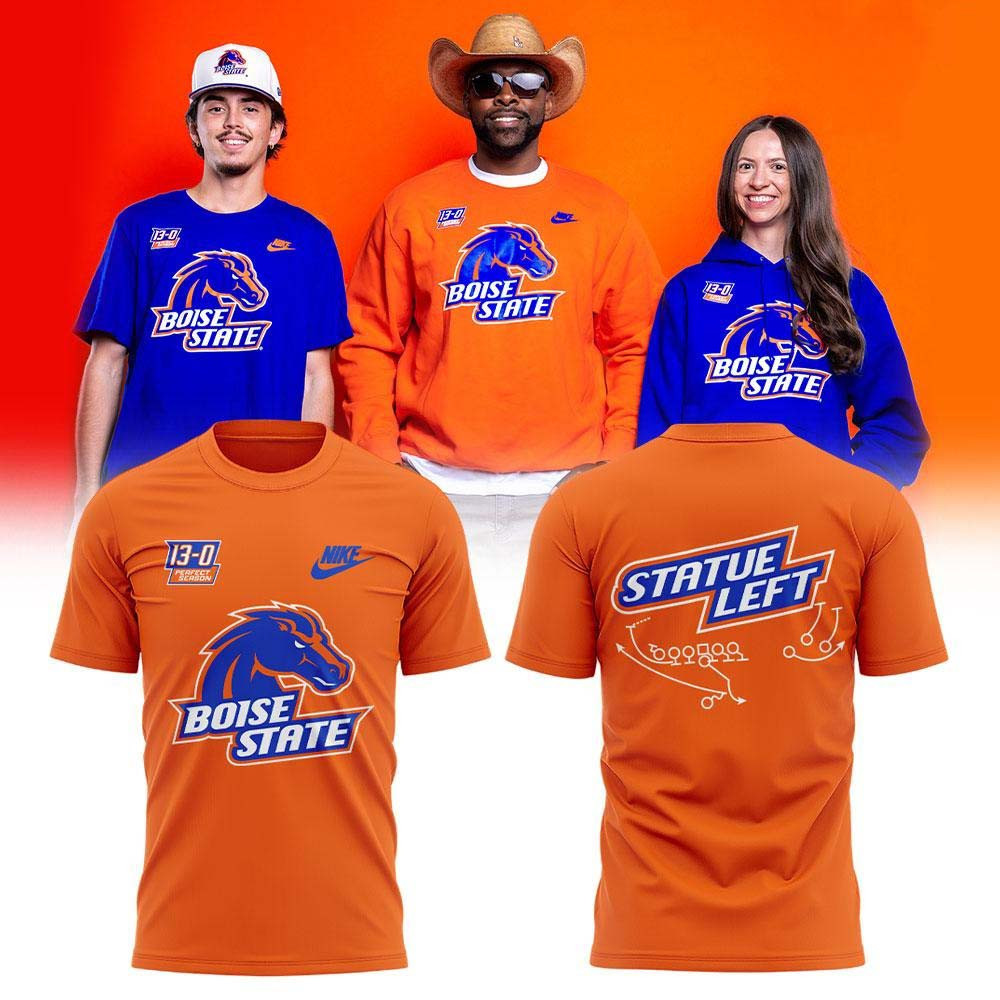 Boise State Broncos Merch Perfect Season 13-0 Alternate T-Shirt Gift For Broncos Fans 1 - Unicasport Boise State Broncos Merch Perfect Season 13-0 Alternate T-Shirt Gift For Broncos Fans