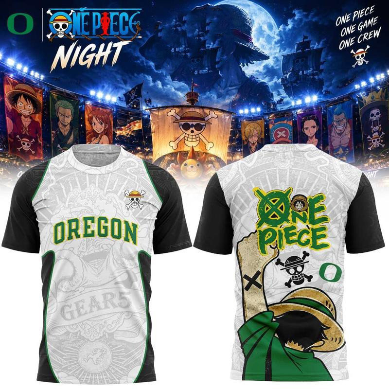 Oregon Ducks Merch x One Piece One Game One Crew 2026 T-Shirt Gift For Football Fans 1 - Unicasport Oregon Ducks Merch x One Piece One Game One Crew 2026 T-Shirt Gift For Football Fans