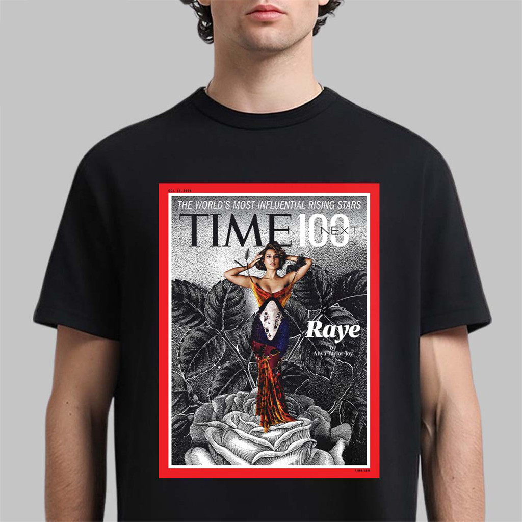 Raye Graces The Cover Of TIME100 Next The World's Most Influential Rising Stars Shirt Black 1 - Unicasport Raye Graces The Cover Of TIME100 Next The World's Most Influential Rising Stars Shirt Black