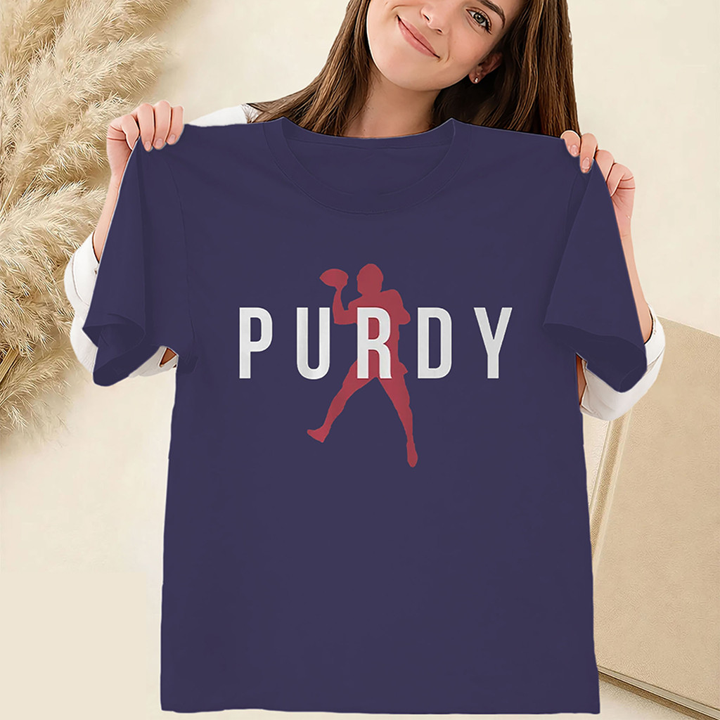 Air Brock Purdy Shirt Airborne Sideline Throw Football Tee SF 49ers Merch Football Fan Gifts 1 - Unicasport Air Brock Purdy Shirt Airborne Sideline Throw Football Tee SF 49ers Merch Football Fan Gifts