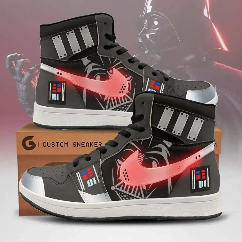 Star Wars Merch x Darth Vader Sneakers Star Wars Shoes Gift For Darth Vader Lovers