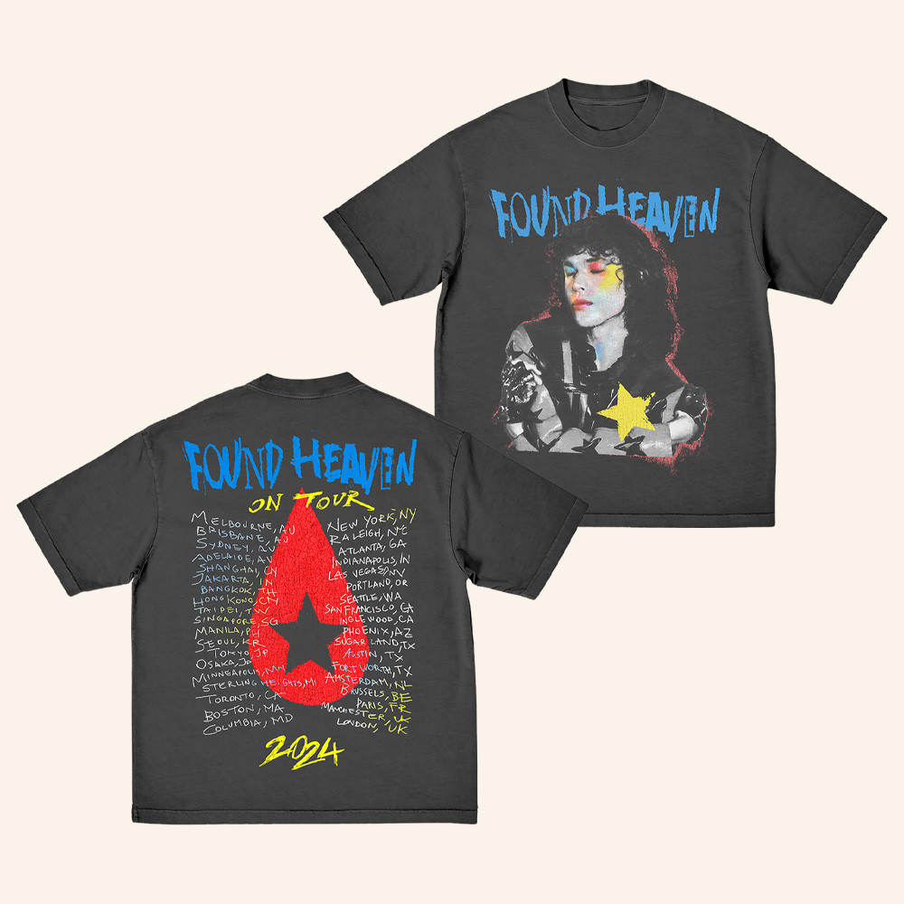 Conan Gray Merch Washed Black FH On Tour Shirt Concert Tour Apparel Gifts For Conan Gray Fans 1 - Unicasport Conan Gray Merch Washed Black FH On Tour Shirt Concert Tour Apparel Gifts For Conan Gray Fans