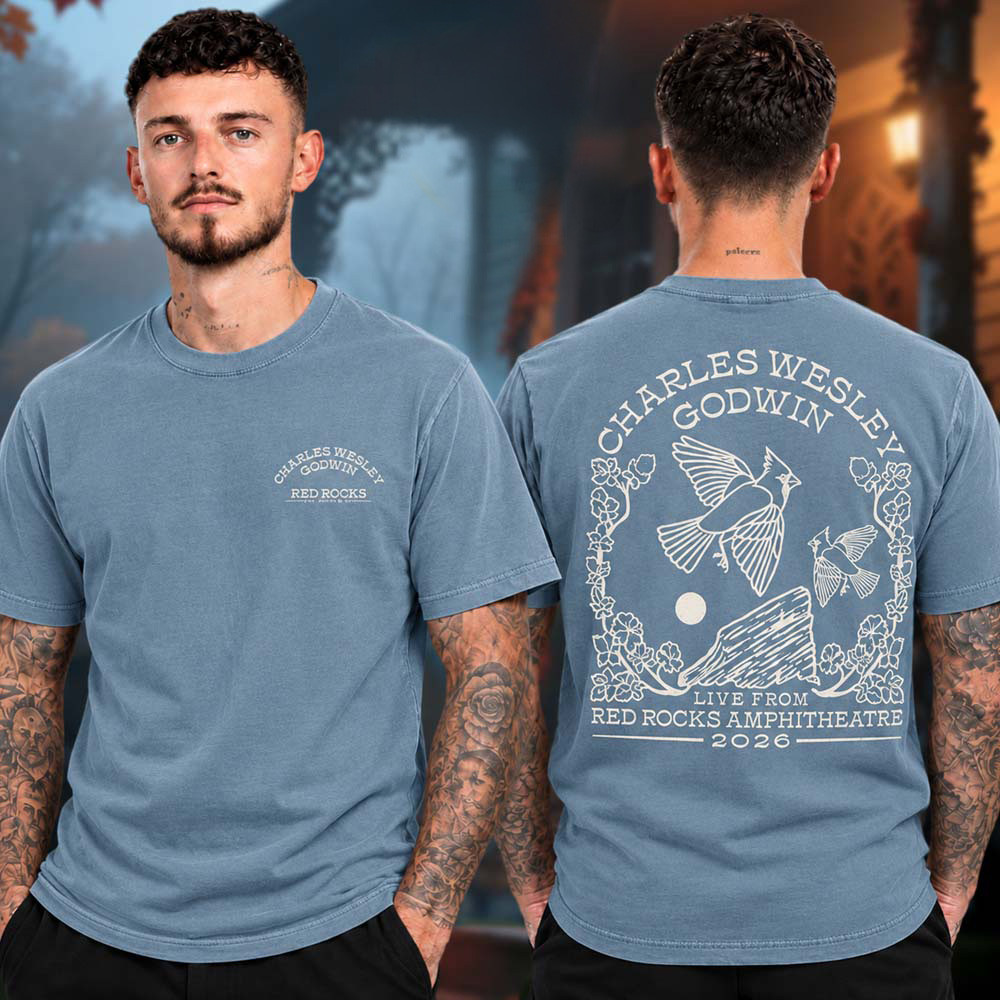 Charles Wesley Godwin Merch Red Rocks Amphitheatre Shirt Concert Apparel Gift Ideas 1 - Unicasport Charles Wesley Godwin Merch Red Rocks Amphitheatre Shirt Concert Apparel Gift Ideas
