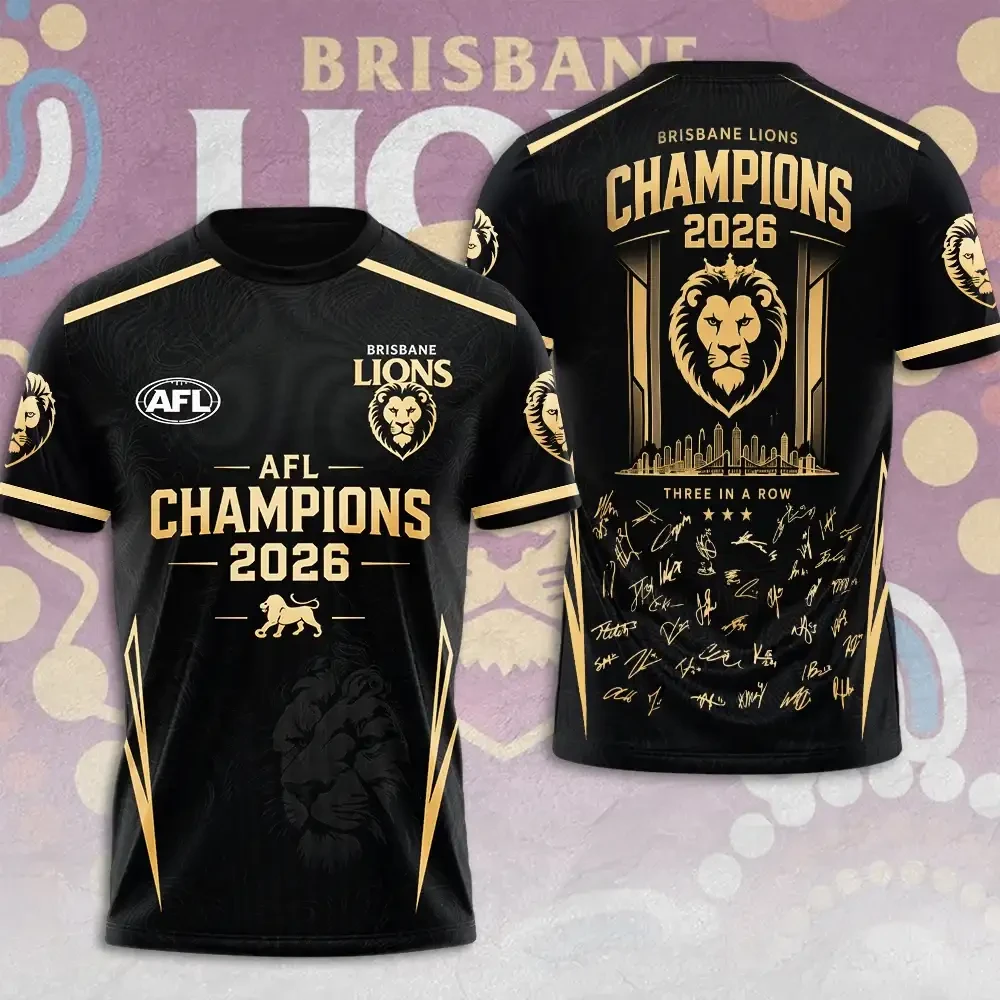 Brisbane Lions Merch Brisbane Lions AFL Champion 2026 T-Shirt AFL Fans Gift Ideas 1 - Unicasport Brisbane Lions Merch Brisbane Lions AFL Champion 2026 T-Shirt AFL Fans Gift Ideas