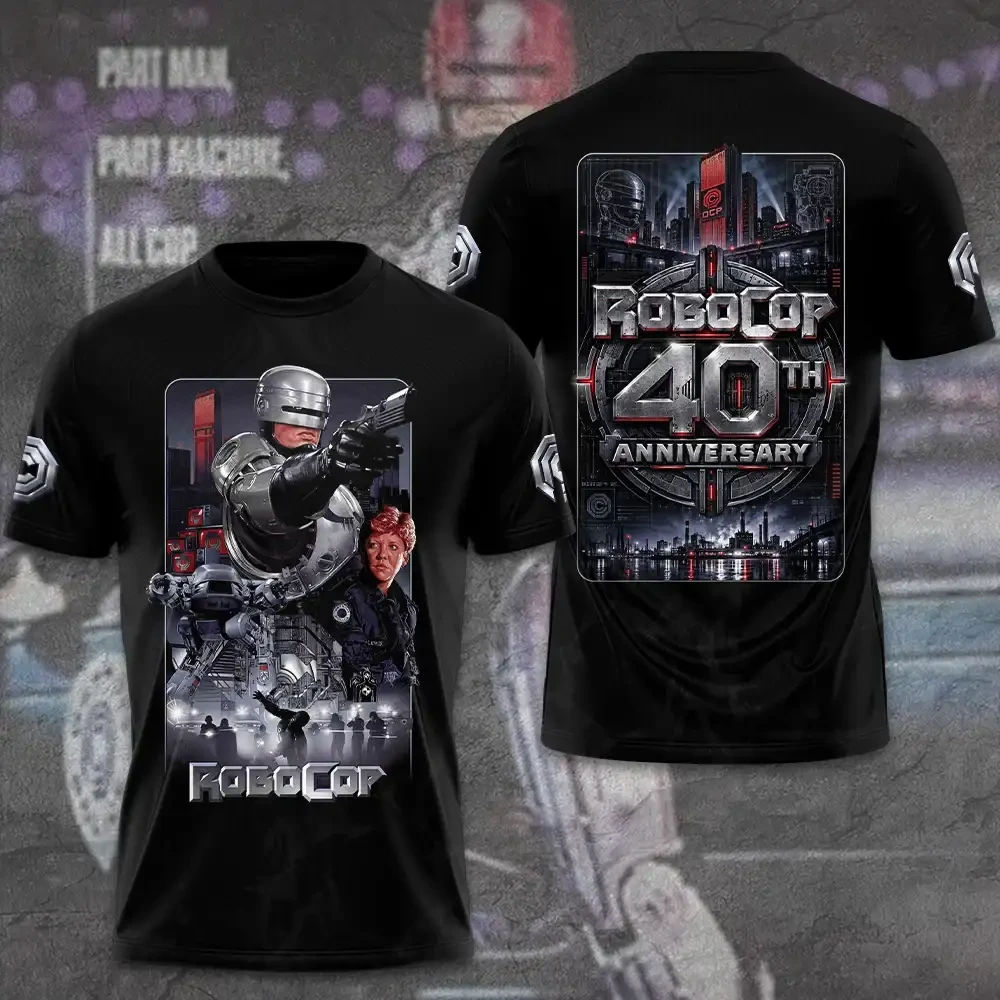 Robocop 40th Anniversary Shirt Sci Fi Movie Apparel Unique Gifts For Robocop Lovers 1 - Unicasport Robocop 40th Anniversary Shirt Sci Fi Movie Apparel Unique Gifts For Robocop Lovers