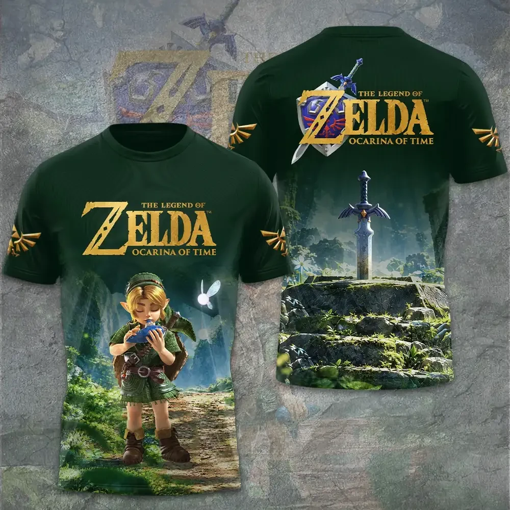 The Legend Of Zelda Merch The Legend Of Zelda Ocarina Of Time T-Shirt Gifts For Gamers
