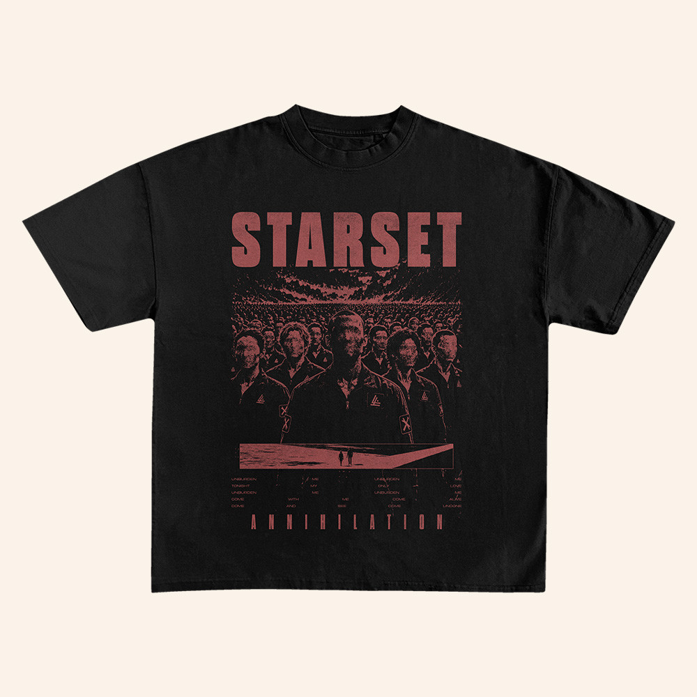 STARSET Merch Faceless Shirt STARSET Concert Clothing Ideas Gifts For Rock Lovers 1 - Unicasport STARSET Merch Faceless Shirt STARSET Concert Clothing Ideas Gifts For Rock Lovers
