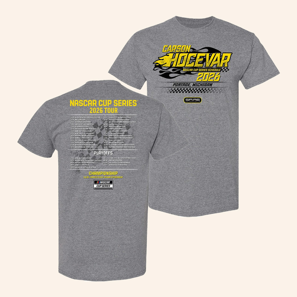 Carson Hocevar Merch Carson 2026 Schedule Shirt Hocevar Shop Clothing Gifts Ideas 1 - Unicasport Carson Hocevar Merch Carson 2026 Schedule Shirt Hocevar Shop Clothing Gifts Ideas