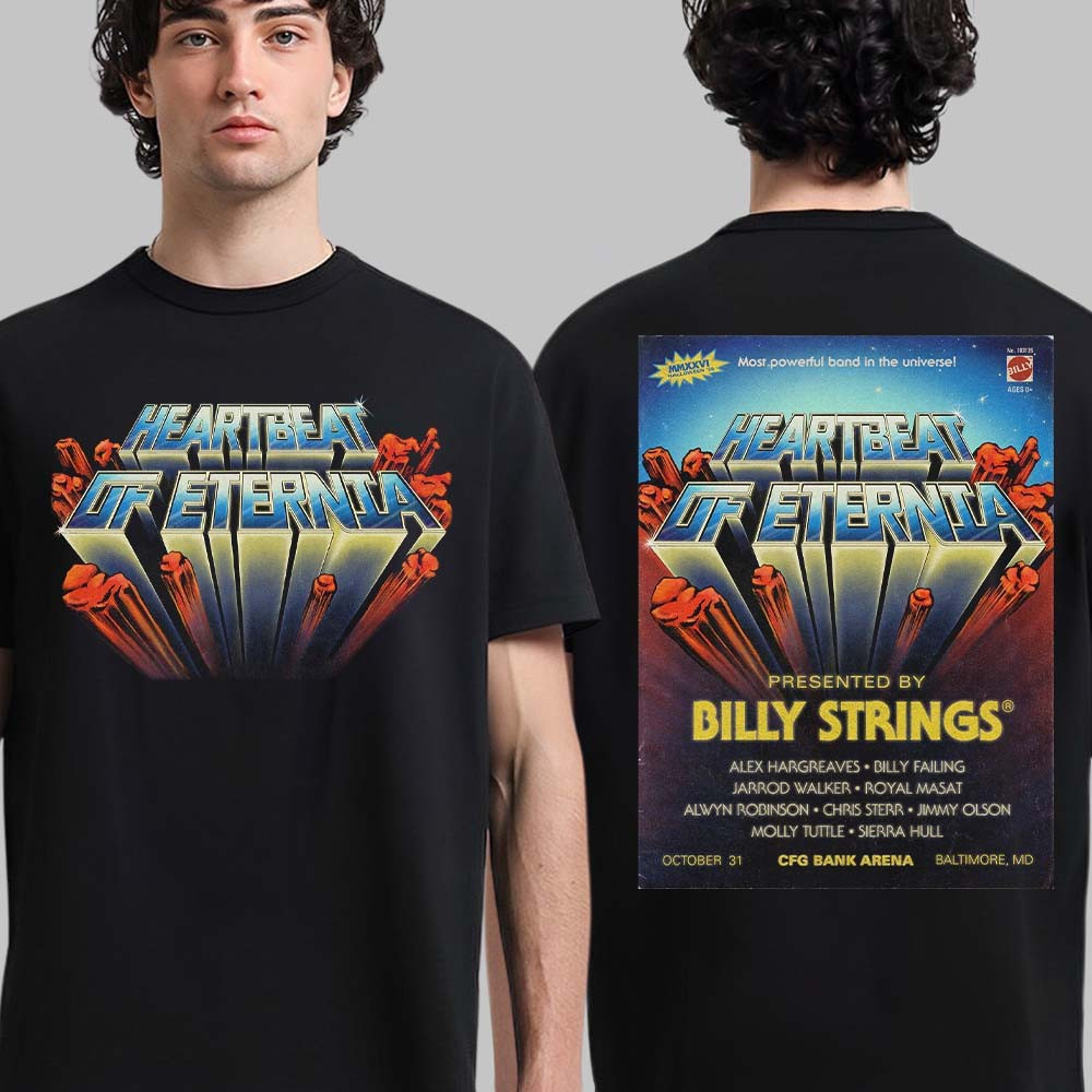 Heartbeat Of Eternia Merch Halloween 2026 Featuring Billy Strings And Friends T-Shirt Gift For Friends