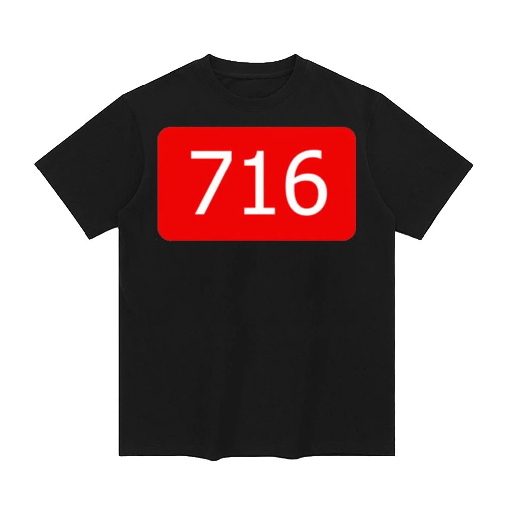 Buffalo 716 Area Code Minimal Design T-Shirt Game Day Tee Gift For Bills Mafia 1 - Unicasport Buffalo 716 Area Code Minimal Design T-Shirt Game Day Tee Gift For Bills Mafia