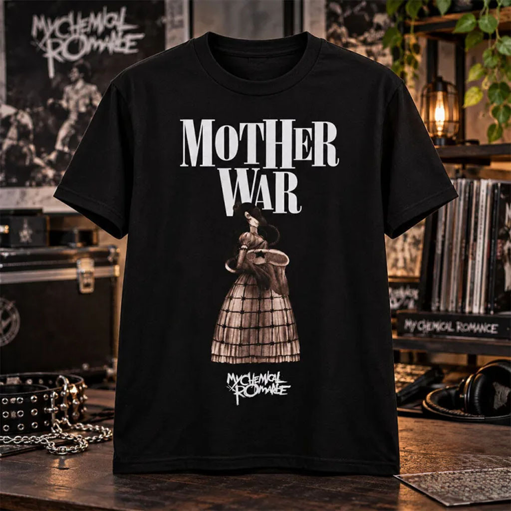 Hot Topic My Chemical Romance Mother War 20th Anniversary Shirt MCR Merch Gift For Music Fans 1 - Unicasport Hot Topic My Chemical Romance Mother War 20th Anniversary Shirt MCR Merch Gift For Music Fans