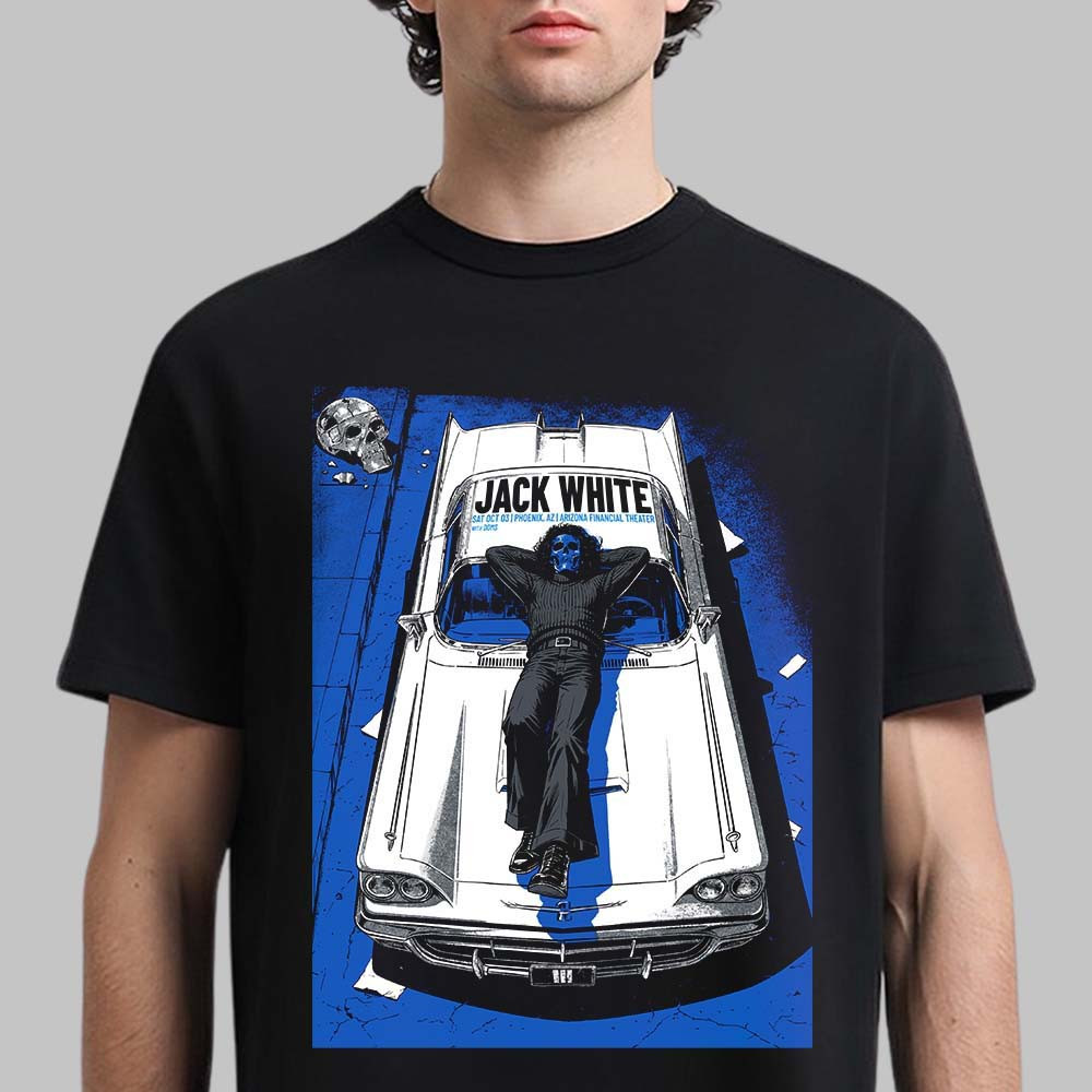 Jack White Merch At Arizona Financial Theater 2026 T-Shirt Gift For Best Friends 1 - Unicasport Jack White Merch At Arizona Financial Theater 2026 T-Shirt Gift For Best Friends