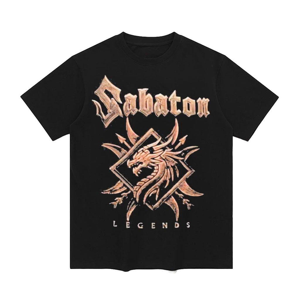 Sabaton The Legendary Dragon Vintage T-Shirt Legends Album Tee Sabaton Merch Gift For Fans 1 - Unicasport Sabaton The Legendary Dragon Vintage T-Shirt Legends Album Tee Sabaton Merch Gift For Fans