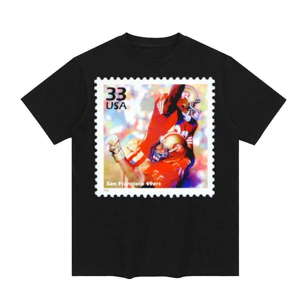 San Francisco 49ers Vintage 1980s Team Celebrate The Century 33 USA Stamp Shirt SF 49ers Merch 1 - Unicasport San Francisco 49ers Vintage 1980s Team Celebrate The Century 33 USA Stamp Shirt SF 49ers Merch