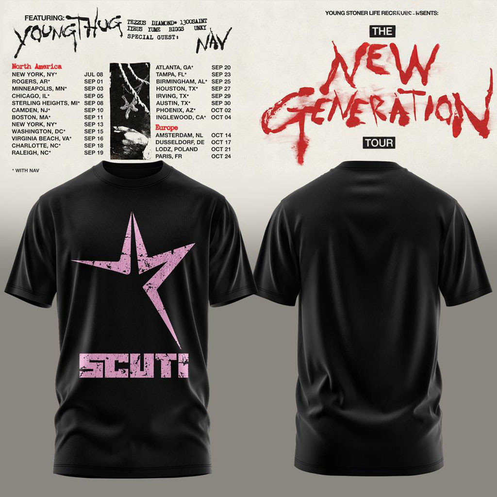 Young Thug X The New Generation World Tour 2026 T-Shirt Young Thug Merch Music Related Gifts 1 - Unicasport Young Thug X The New Generation World Tour 2026 T-Shirt Young Thug Merch Music Related Gifts