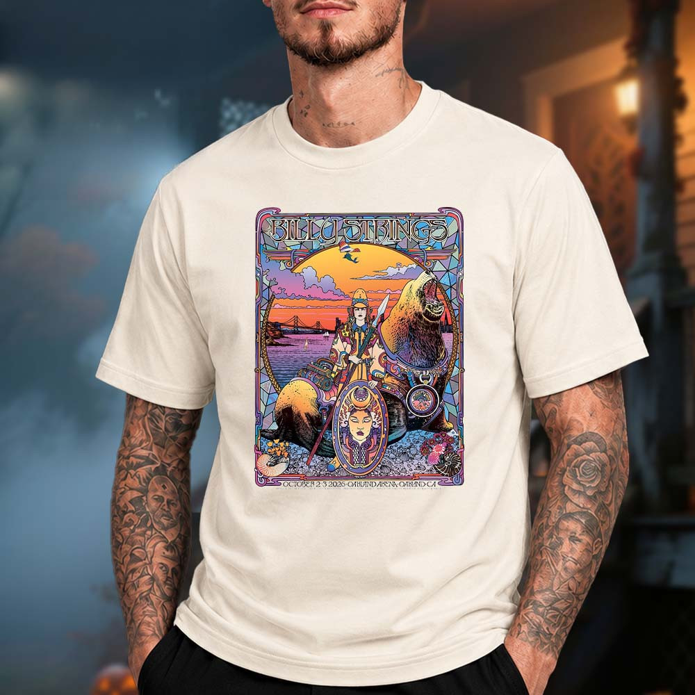 Billy Strings Merch Poster 2026 At Oakland Arena T-Shirt Gift For Billy Strings Lover