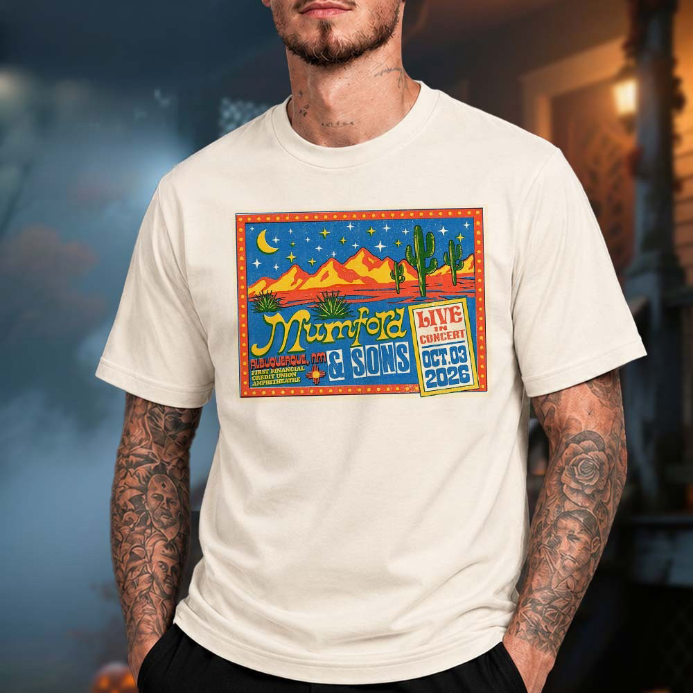 Mumford And Sons Merch At First Financial Credit Union Amphitheater 2026 T-Shirt Fans Gear 1 - Unicasport Mumford And Sons Merch At First Financial Credit Union Amphitheater 2026 T-Shirt Fans Gear