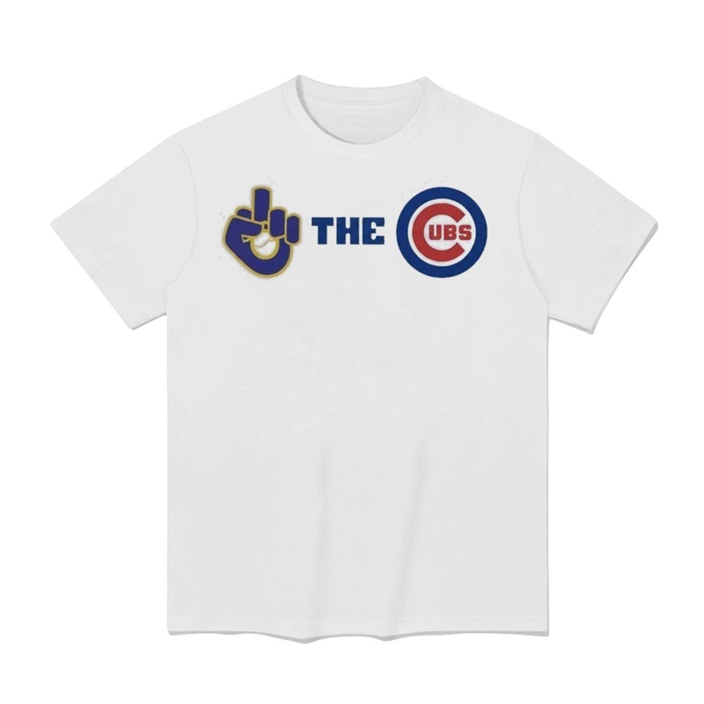 Milwaukee Brewers Ball in Glove Flipping The Bird Rivalry Chicago Cubs Shirt Baseball Fan Gifts 1 - Unicasport Milwaukee Brewers Ball in Glove Flipping The Bird Rivalry Chicago Cubs Shirt Baseball Fan Gifts