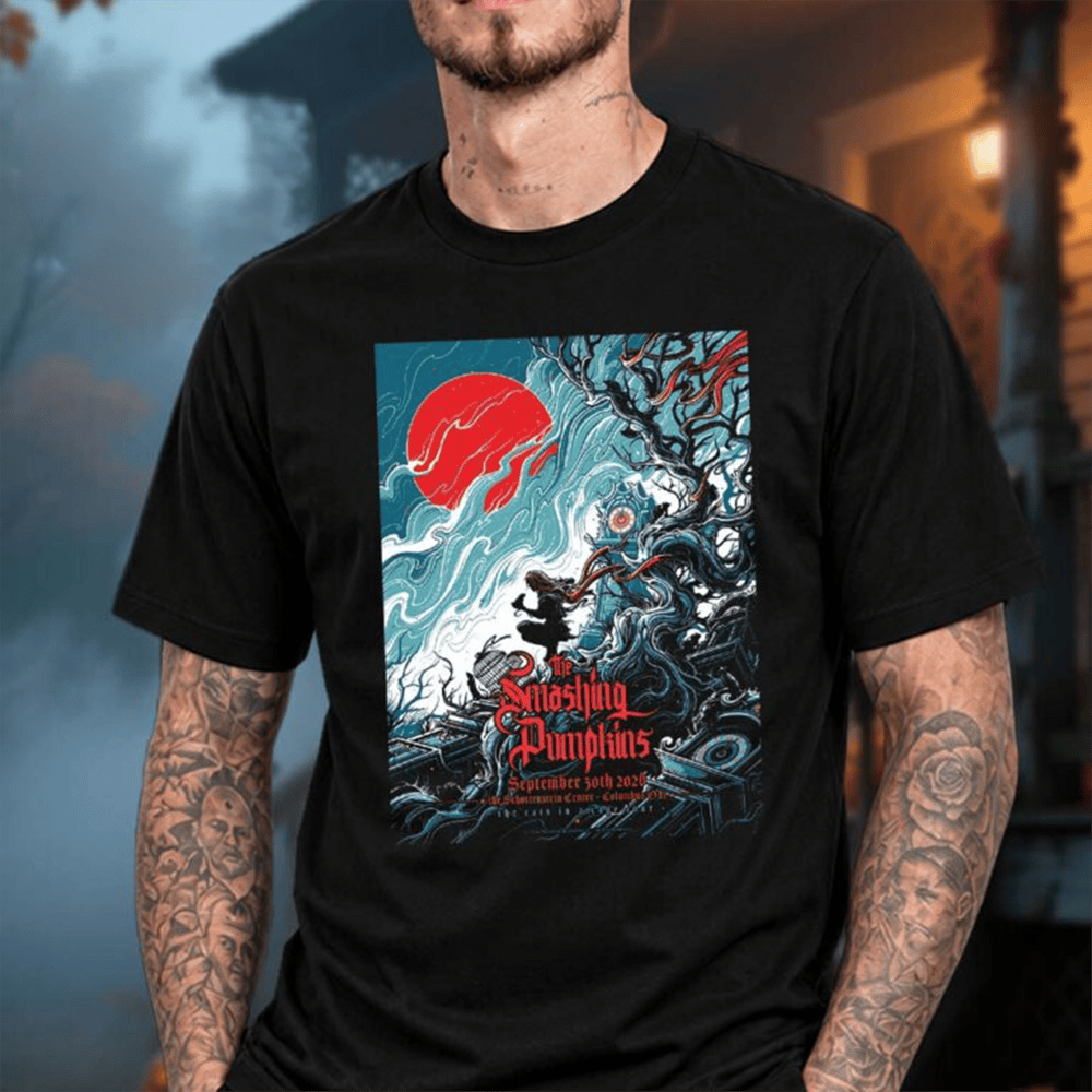 The Smashing Pumpkins Merch Columbus OH Event Poster The Rats In A Cage Tour 2026 T-Shirt Concert Gift Ideas 1 - Unicasport The Smashing Pumpkins Merch Columbus OH Event Poster The Rats In A Cage Tour 2026 T-Shirt Concert Gift Ideas